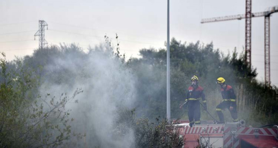 Los policías autonómicos alertan del alto riesgo de incendio en el área