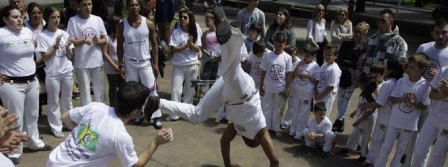 Éxito de participación en el V Festival de Capoeira Luandê  Ferrolterra