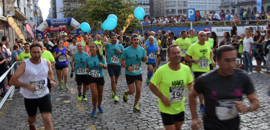 Jonathan Fernández fue el más rápido en la carrera nocturna ferrolana