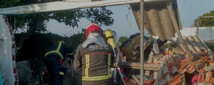 Herida una mujer  en O Seixo por la explosión de unas bombas de palenque