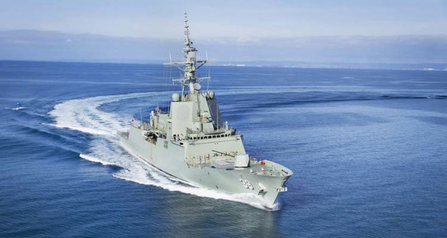 La Real Marina Australiana recepciona el destructor con sello ferrolano “HMAS Hobart”
