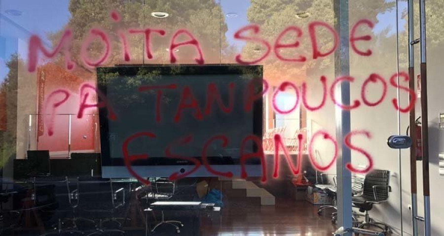 Ciudadanos Galicia denuncia un nuevo ataque contra su sede en Santiago