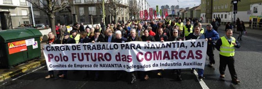 La comarca de Ferrol se volcó en apoyo del sector naval