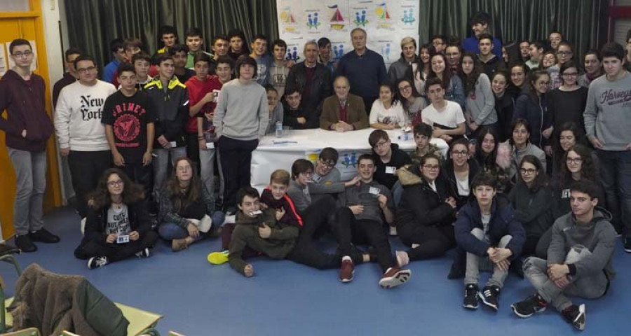 Entrega de carnés a los tutores del TEI del instituto Ferrol Vello