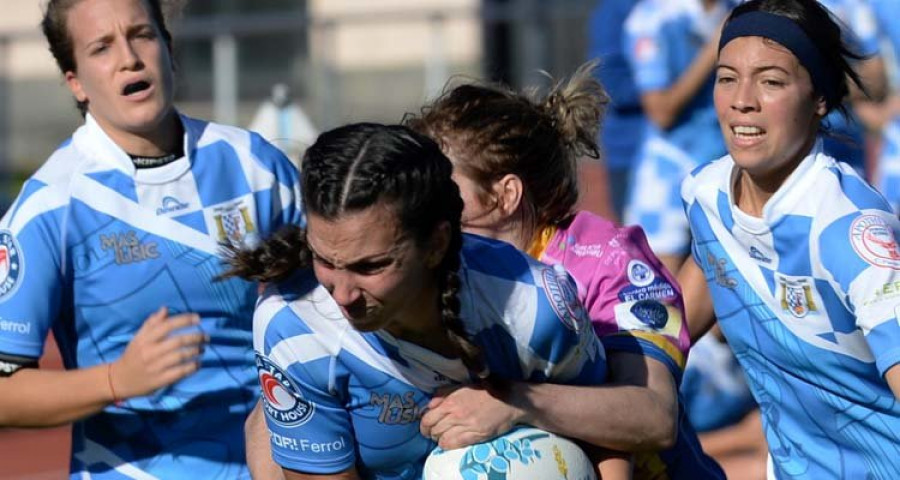 El Rugby Ferrol gana al líder y se “reengancha”