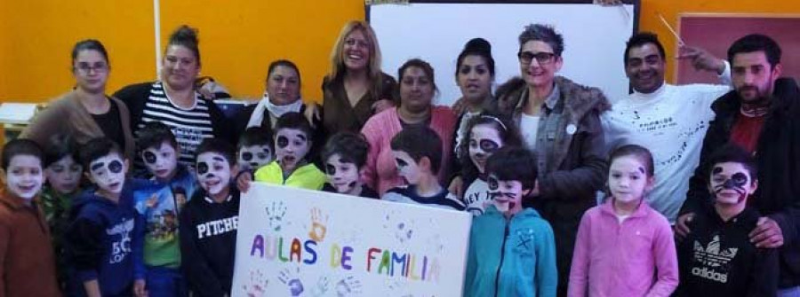 Las Aulas de Familia se amplían   a los colegios Manuel Masdías, Juan de Lángara y Cruceiro