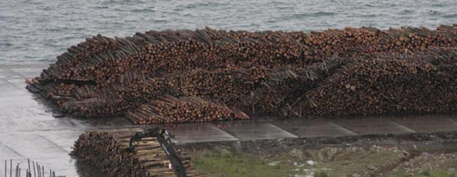 El Puerto de Ferrol duplicó en apenas dos años los movimientos de madera