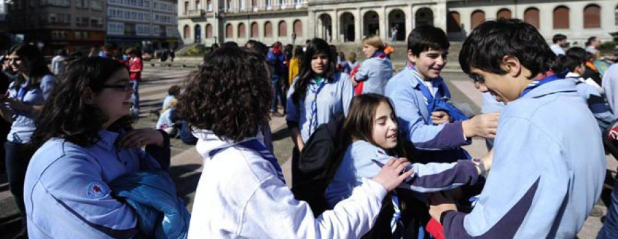 Jóvenes scouts de toda Galicia compiten en el festival musical que organiza el grupo 19 de Ferrol