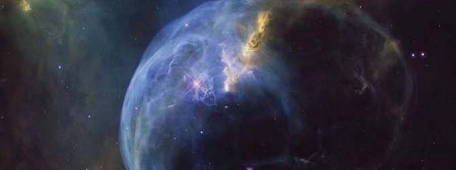 Hubble celebra sus 26 años con la foto de una pompa cósmica