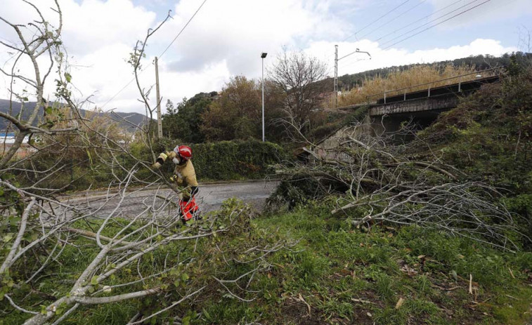 Galicia registra más de 200 incidencias por viento y lluvia