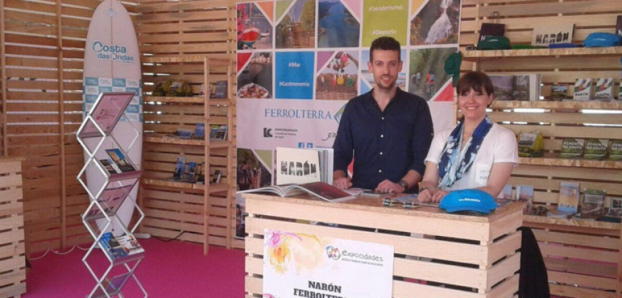 Narón exhibe estos días su potencial turístico en la feria Expocidades que aúna localidades del Eixo Atlántico