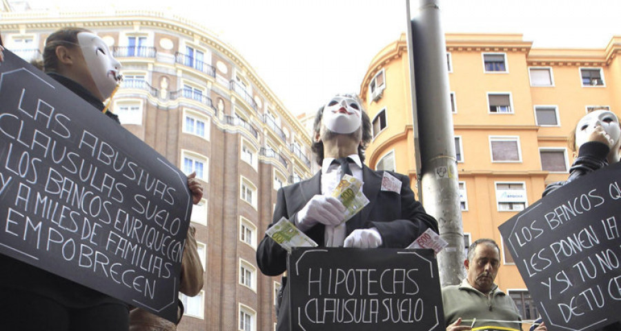 Galicia registra en seis meses 3.616 demandas por las cláusulas suelo