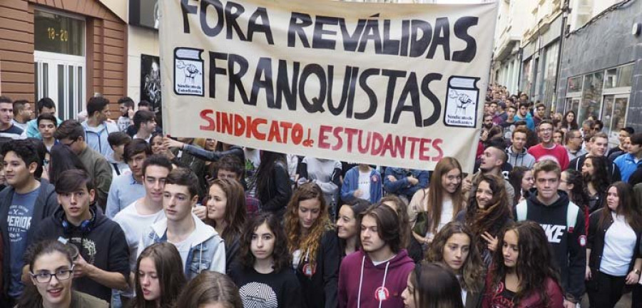 O Sindicato de Estudantes salienta o “éxito rotundo” da folga contra a Lomce