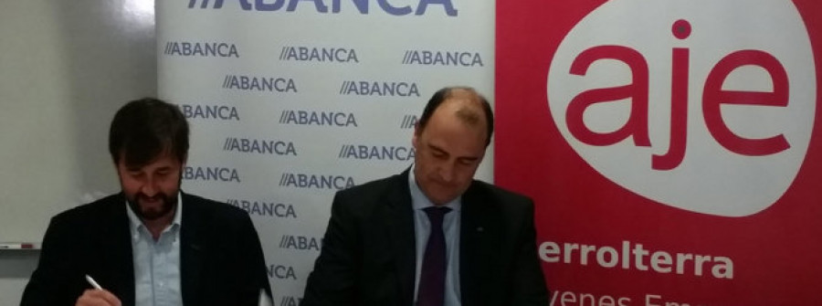 Abanca y AJE facilitan el crédito a los jóvenes empresarios de Ferrolterra
