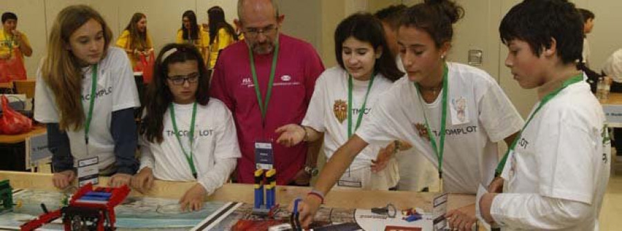 Cuatro premios para colegios de la comarca en la fase gallega de la prueba First Lego League