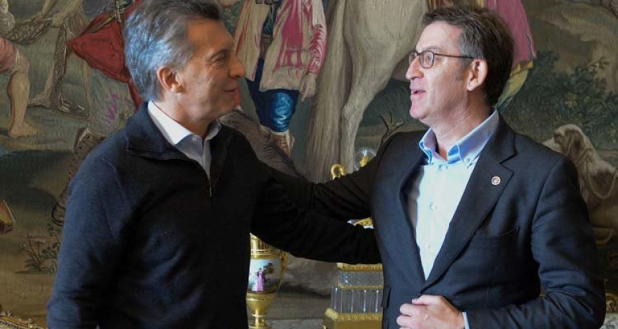 Feijóo y Macri abogan por fortalecer la relación entre Argentina y Galicia