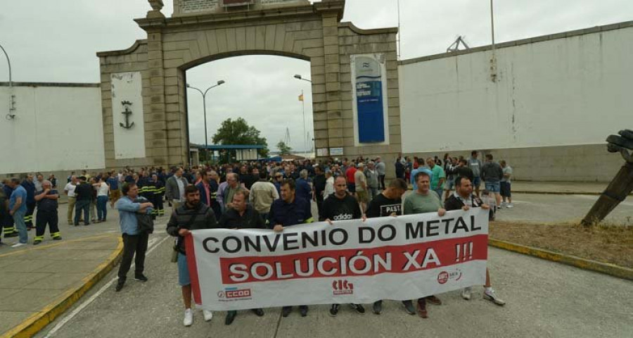 La CIG convoca una huelga indefinida en las auxiliares de Navantia en la ría de Ferrol