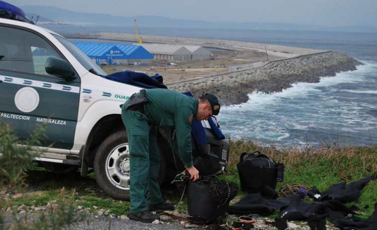 La Guardia Civil investiga a dos vecinos de Cedeira por un delito de furtivismo