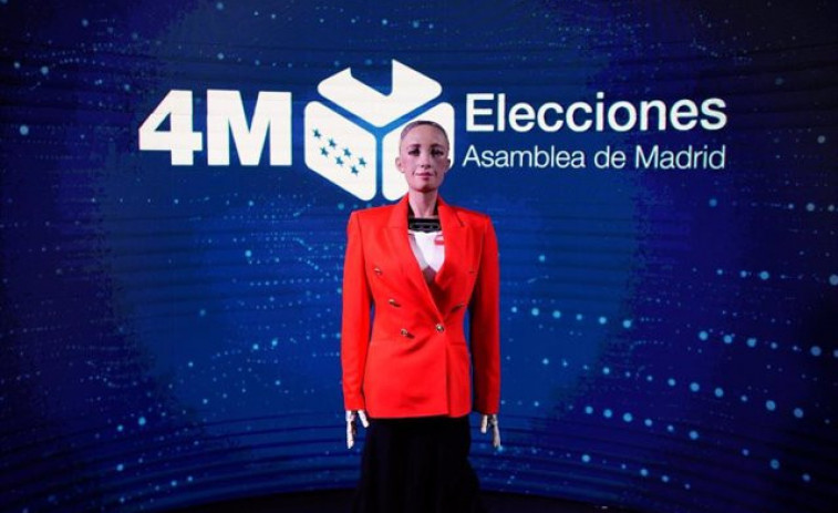 Madrid aplica la inteligencia artificial por primera vez en un proceso electoral a través del robot Sophia