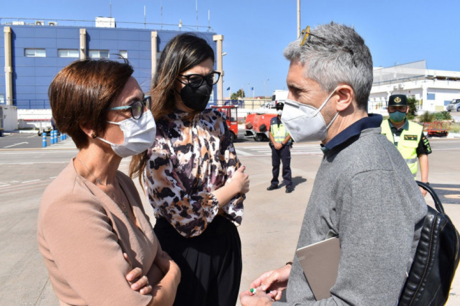 Marlaska viaja a Melilla para supervisar el refuerzo de la frontera con Marruecos