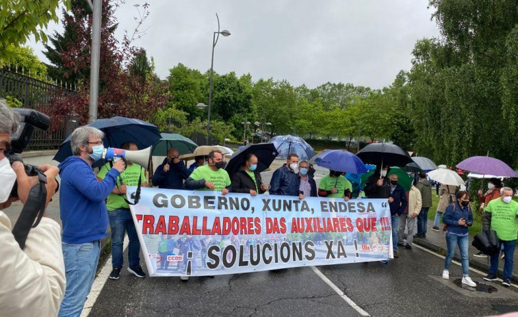 Trabajadores de la central térmica piden soluciones en San Caetano