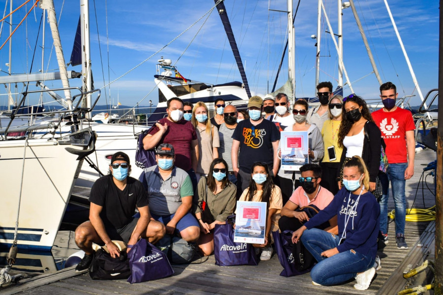 AJE Galicia organiza su tradicional regata para fomentar los negocios entre jóvenes empresarios de A Coruña y Ferrol
