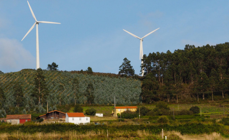 Naturgy solicita la modificación del parque eólico Novo en Valdoviño, Narón y San Saduriño