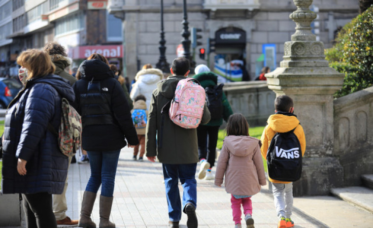 Los médicos piden que la mochila escolar no supere el 15 % del peso corporal