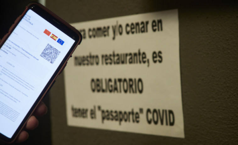 La justicia autoriza prorrogar la exigencia del certificado covid en Galicia