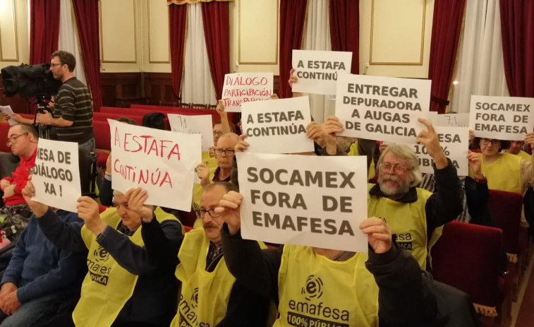 Convocan movilizaciones en la Empresa Mixta de Aguas de Ferrol y avisan de una huelga 