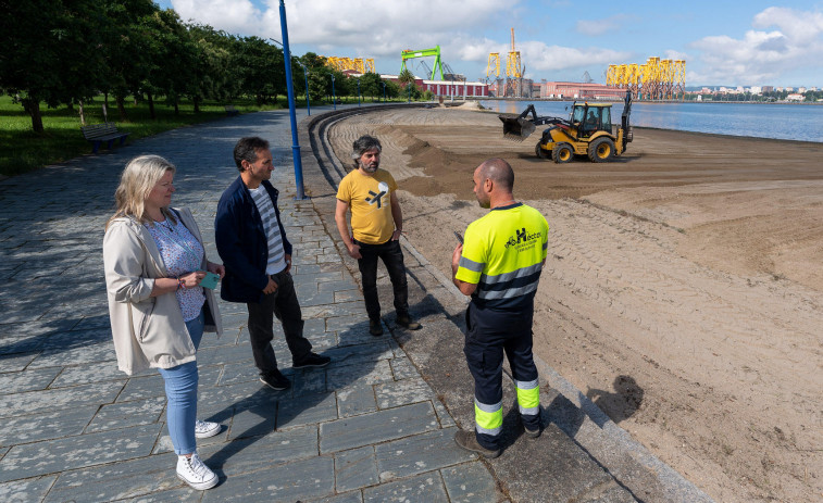 Fene adelanta la preparación de las playas de la costa del municipio de cara al verano