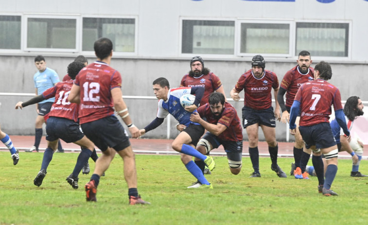 Derrota del Rugby Ferrol ante el Vigo en su debut en casa