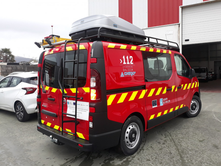 El Grupo de Emerxencias Supramunicipal de Ortigueira cuenta ya con un nuevo vehículo