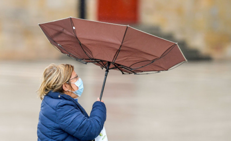 Galicia registra de madrugada vientos de más de 110 kilómetros por hora