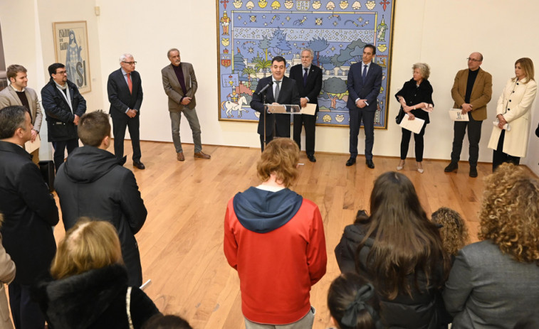 A “fonda” pegada ferrolá na colección artística do Parlamento de Galicia