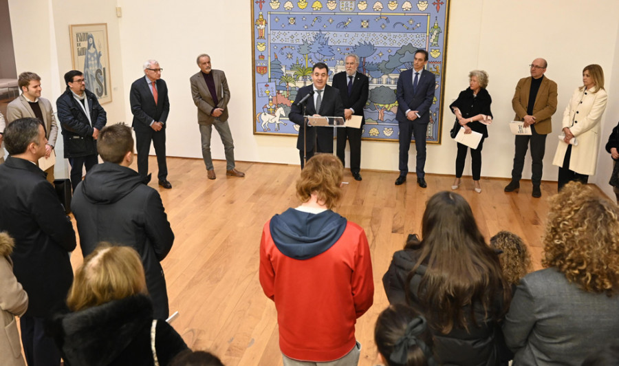 A “fonda” pegada ferrolá na colección artística do Parlamento de Galicia