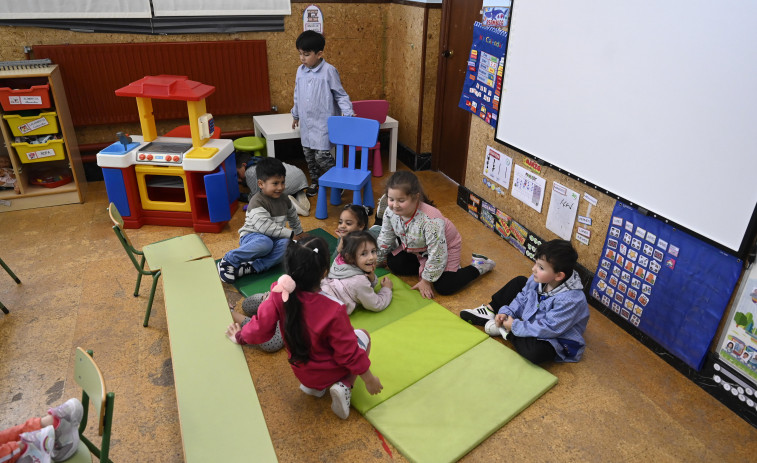 Casi la mitad de las plazas del primer curso de Infantil ofertadas en Ferrol quedarán vacantes