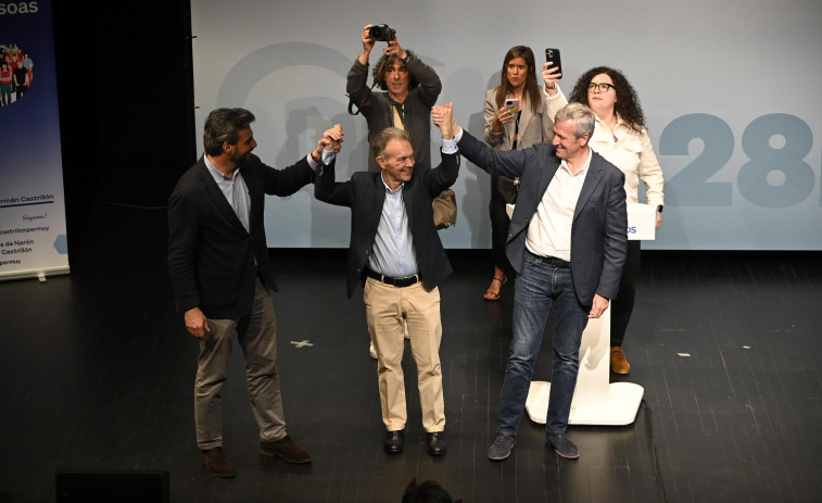 Alfonso Rueda presenta a Castrillón como el “cambio real” frente a la continuidad