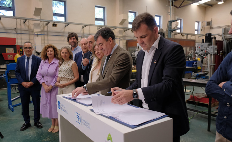Educación firma con Nervión un convenio para ofrecer siete proyectos de FP Dual en la comarca