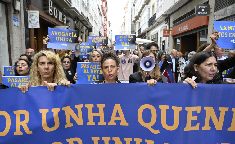 Los abogados del turno de oficio vuelven a tomar las calles de Ferrol