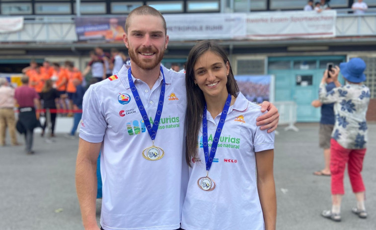 Yolanda Hermida y Pepe Couto vuelven de Alemania con medalla