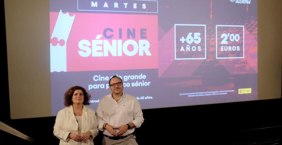 Más de 170 mayores de 65 se han beneficiado en la ciudad del programa “Cine Sénior”