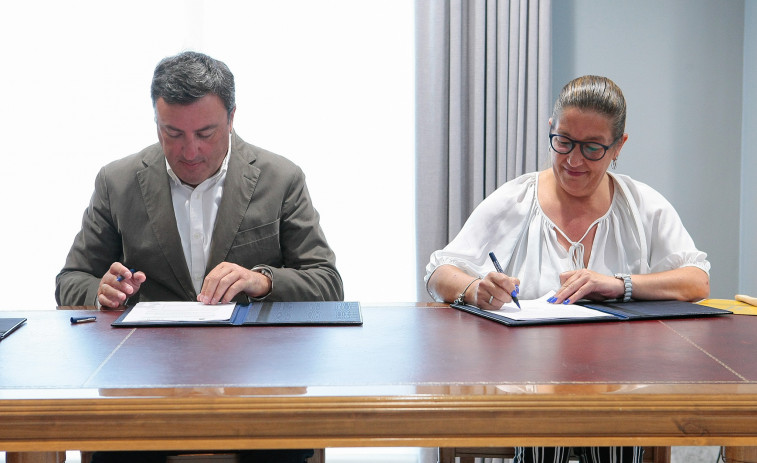 Deputación da Coruña y Teima Down Ferrol firman un convenio para facilitar la inserción laboral