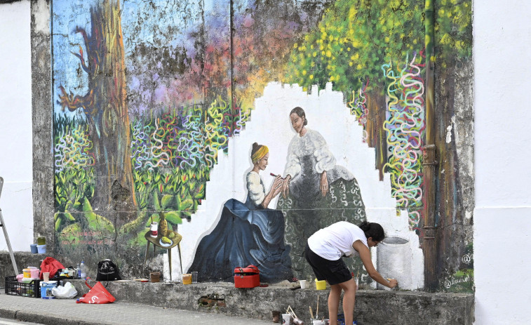 Fin de fiesta en Canido: Artistas que se van y Meninas que se quedan en el barrio ferrolano