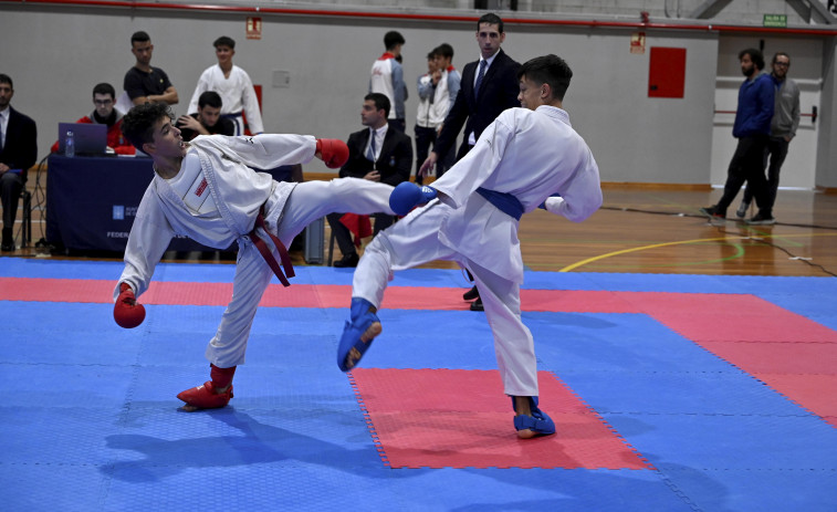Más de 130 jóvenes karatekas llenarán Esteiro este domingo