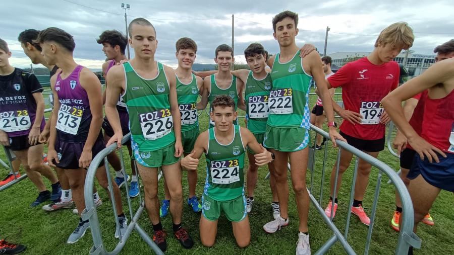 El Ferrol Atletismo se cuelga el bronce sub 18 en el inicio de la temporada gallega de cross
