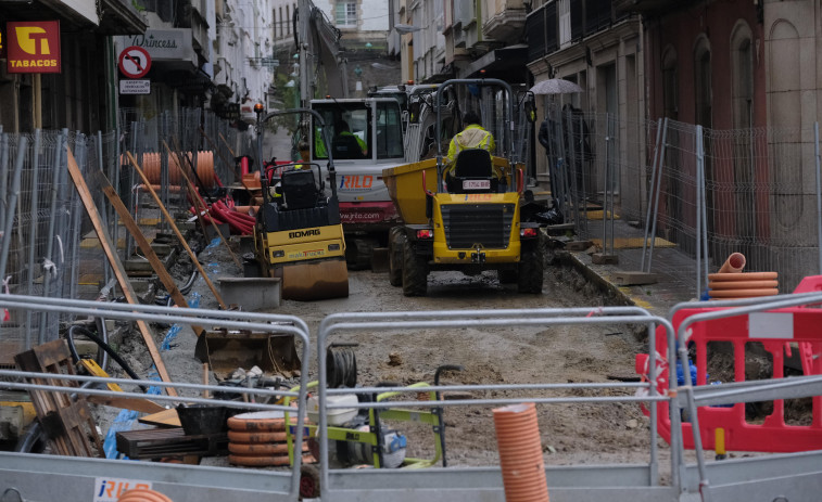 Las prórrogas de plazos de ejecución afectan a la mayoría de las obras en Ferrol