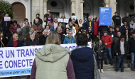 Distintos colectivos, unidos en Ferrol por la demanda de un transporte digno