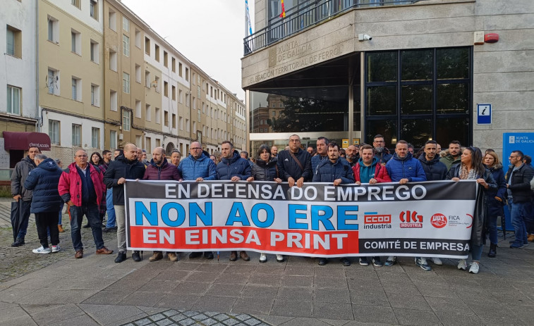La plantilla de Einsa continuará en huelga tras finalizar sin acuerdo la negociación del ERE