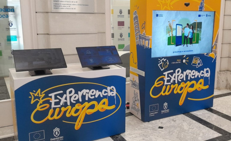 La muestra “Experiencia Europa” recala hasta mediados de febrero en Valdoviño